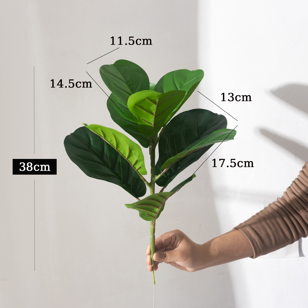 38 cm 9 Çatal Yapay Ficus Bitk - Ficus Lyrata Tree incelemesi ve fiyatı