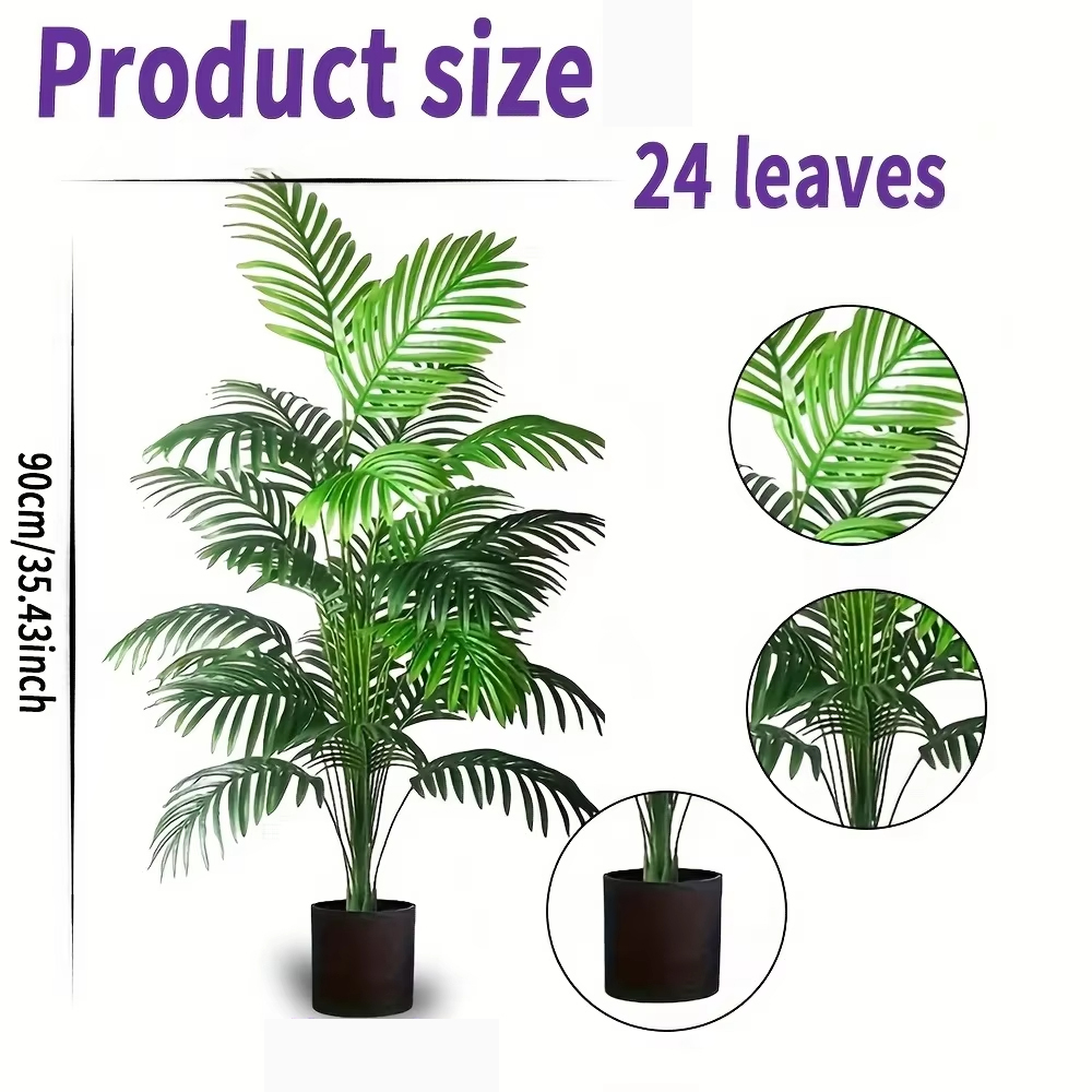 24 Yapraklı Areka Palmiyesi Ya - Monstera Adansonii incelemesi ve fiyatı