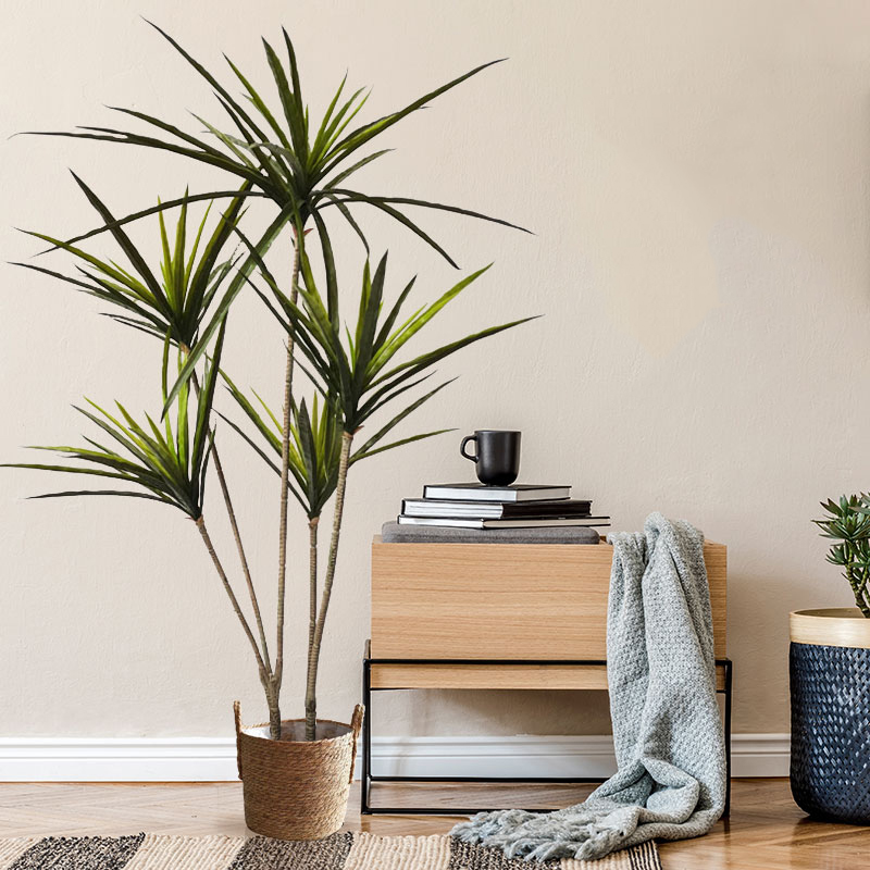 90-120cm büyük yapay Dracaena  - Ficus Lyrata Tree incelemesi ve fiyatı