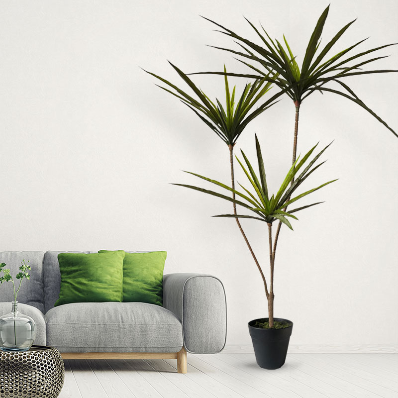 90-120cm büyük yapay Dracaena  - Ficus Lyrata Tree incelemesi ve fiyatı