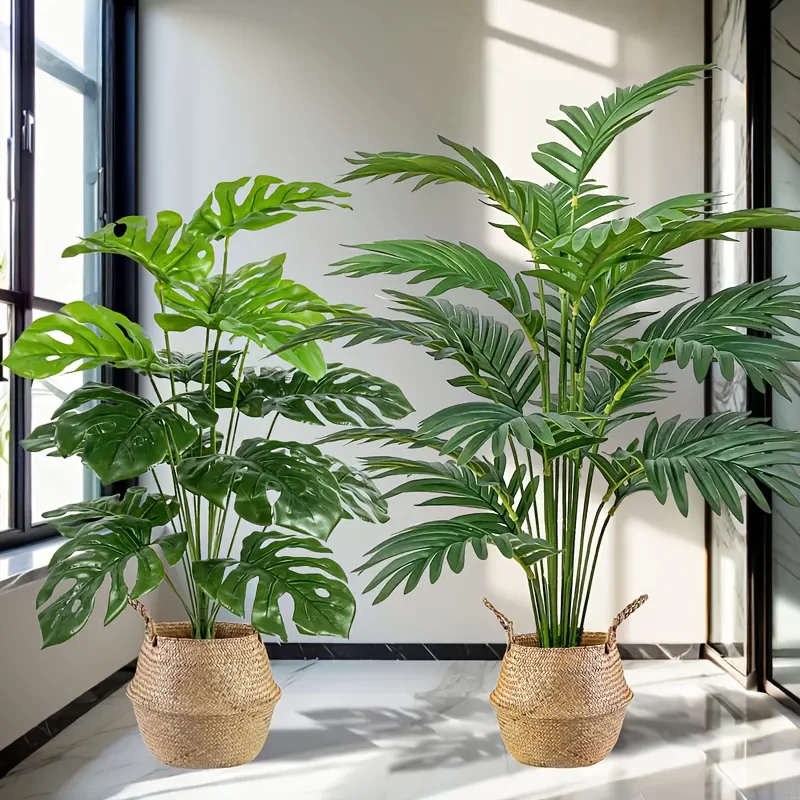 2 adet Yeşil 24 Yaprak Yapay P - Monstera Adansonii incelemesi ve fiyatı