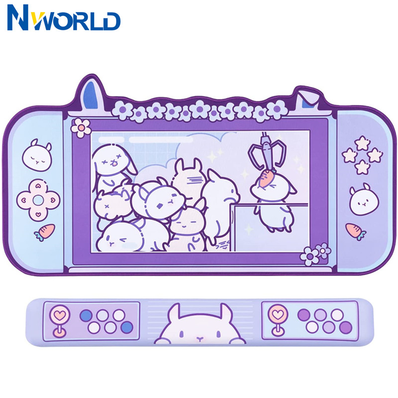 Büyük Kawaii oyun Mouse Pad se - Tradescantia Purple incelemesi ve fiyatı