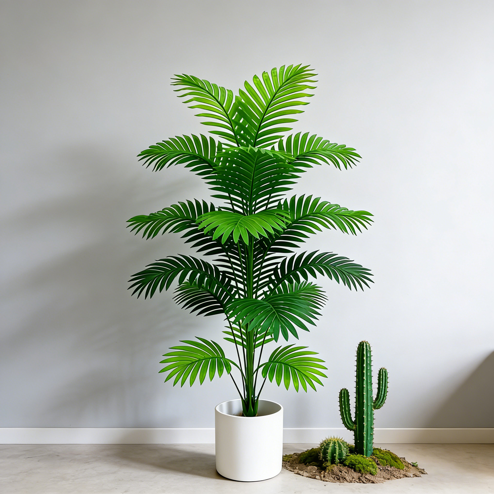 60-80 cm Boyunda Yapay Palmiye - Monstera Adansonii incelemesi ve fiyatı