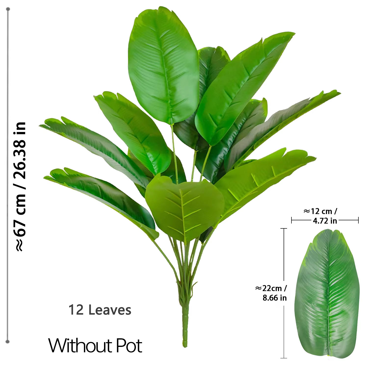 67-112cm Yapay Bitkiler Büyük  - Monstera Adansonii incelemesi ve fiyatı